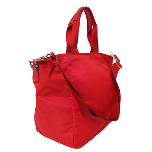 Prada Red 2way Tessuto tote bag Shoulder